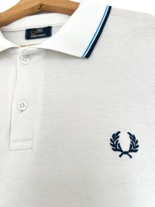 Polo Fred Perry Blanco