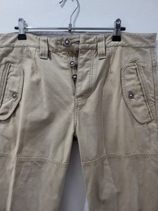 Pantalones Beige Cargo