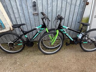 Bicicleta infantil verde y negra precio por unidad