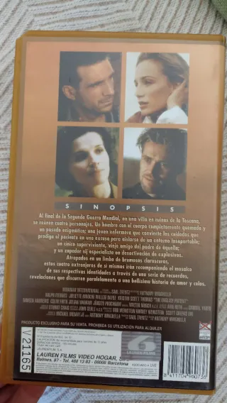 Películas El Paciente Inglés y Gran Torino (DVD/VH