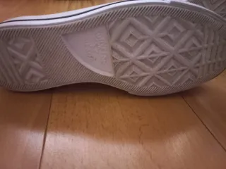 Sneakers Converse Piattaforma Nere in Pelle