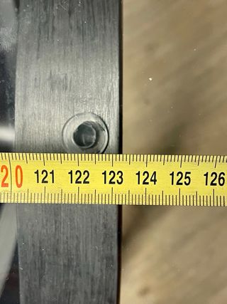 Mesa de forja de diseño con cristal