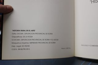 Libro. De La Rosa. Historia rural en el arte – VVAA.