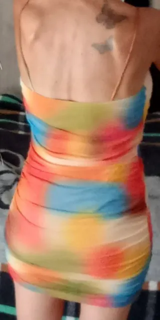 Vestido verano multicolor talla s