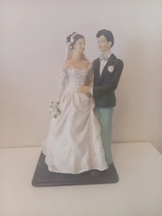Figura Novios Boda Plástico