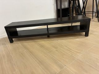Mueble TV negro madera