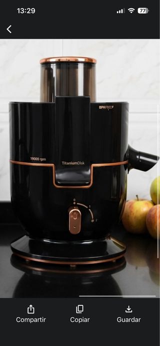 Licuadora TitaniumDisk 19000 rpm