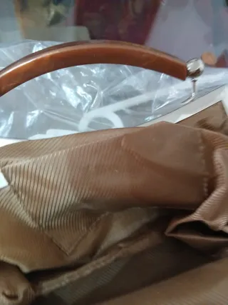 Bolso de fiesta dorado mujer