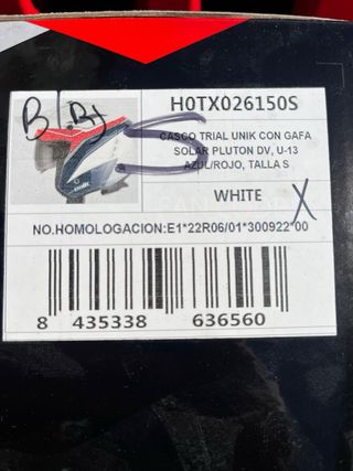 Casco Unik Pluton Motocross Nuevo