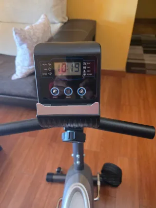 Bicicleta Estática Reclinada HOMCOM