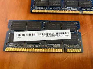 2 módulos RAM Nanya 2GB PC2-5300S