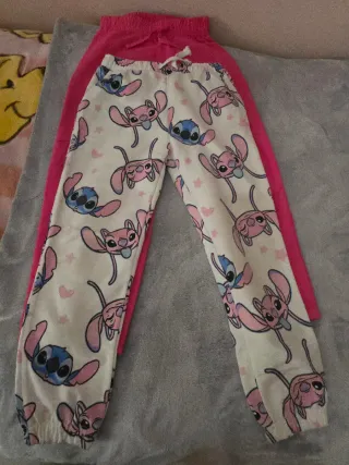 2 Pantalones niña Stitch