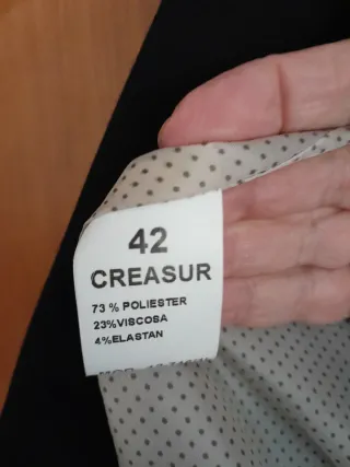 Chaqueta Creasur Negra Mujer
