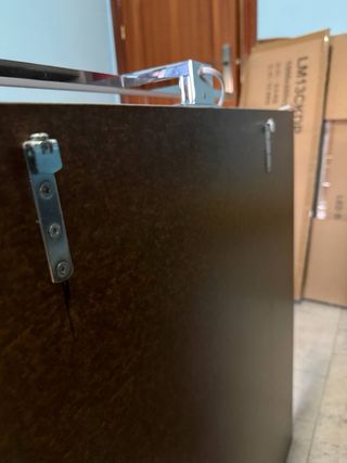 Espejo de baño con aplique plateado