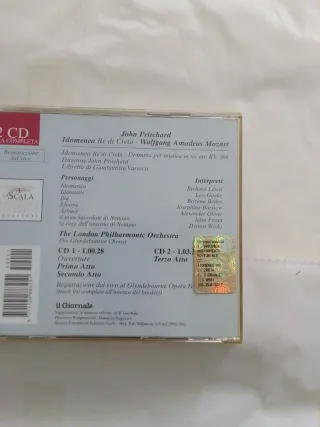 Mozart Idomeneo Re di Creta CD Opera Completa