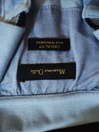 Massimo Dutti Polares M/L Azul y Blanco