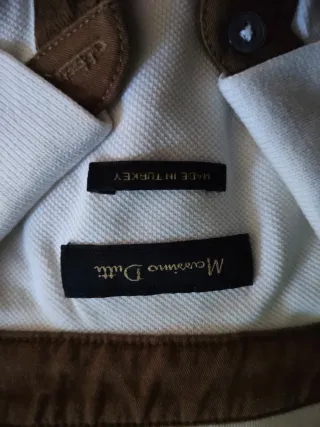 Massimo Dutti Polares M/L Azul y Blanco