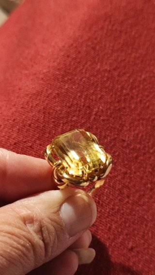 Anello vintage oro 18k Designer elegante Ribassato