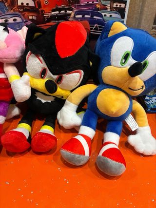 4 Peluches Sonic 30cm