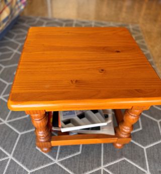 Mesita centro madera maciza