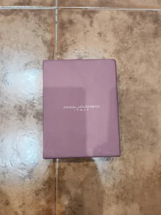 Agenda de piel marrón