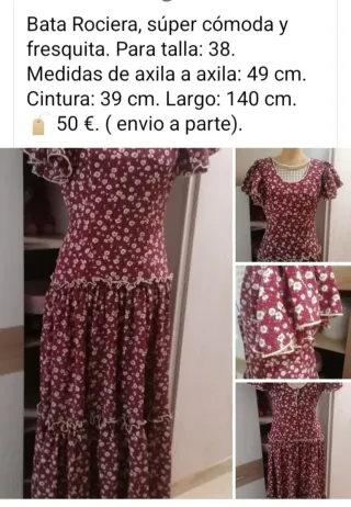 Bata Rociera Estampada.