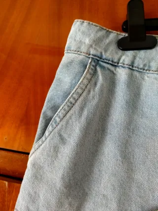 Conjunto Falda Vaquera y Camiseta Hojas