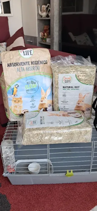 Kit completo para cobaya, conejos, exóticos.