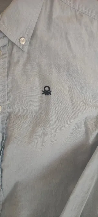 Camisa United Colors of Benetton Azul Talla XS