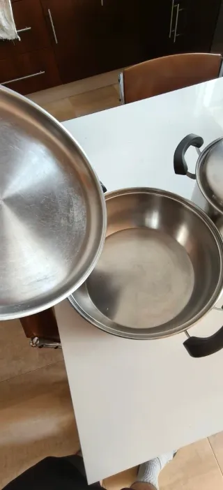 Potas de Aluminio con Tapa