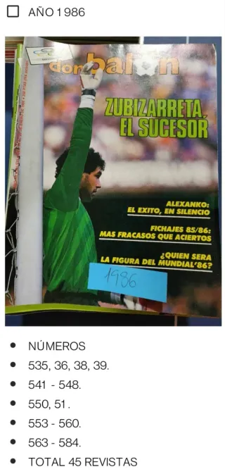 Revistas Don balón.