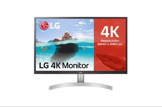 Monitor LG UHD 27 HDR10 Plata/Blanco