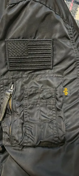 Bomber Alpha Industries NASA Nero