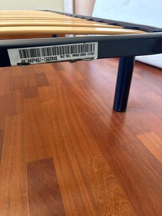 Base de cama Pikolin con lamas de madera