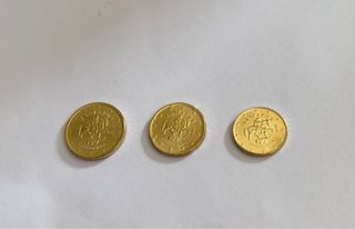 Monedas Bulgaria 10, 20 y 50 céntimos
