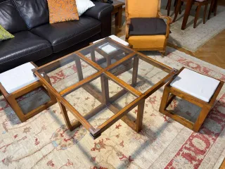 Pack muebles salón comedor Banak madera maciza