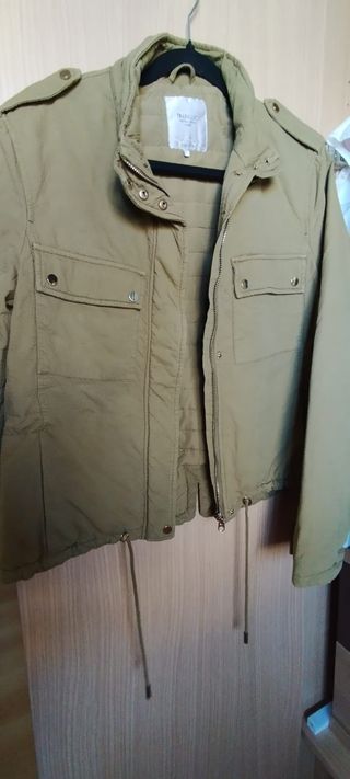 Parka Zara Verde Oliva