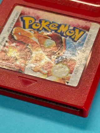 Pokemon Edición Roja Game Boy