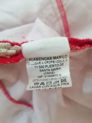 Vestido Flamenca Rojo Volantes