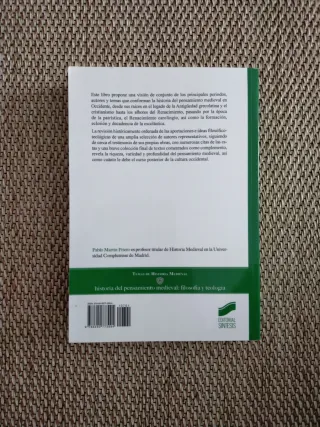 Historia del pensamiento medieval filosofía y teol