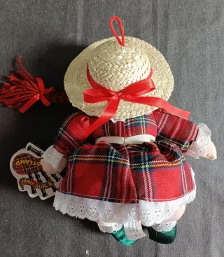 Peluche Escocés Gaitero y Muñeca Tartán
