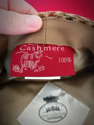 Gorra London 100% Cachemira