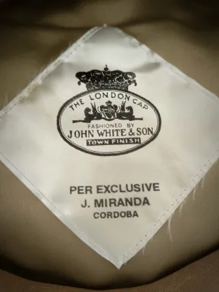 Gorra London 100% Cachemira