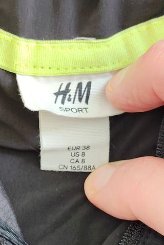 Giacca antivento sportiva H&M taglia 38/S