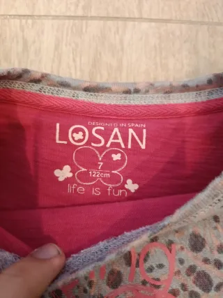 Vestido niña manga larga (Talla 7)