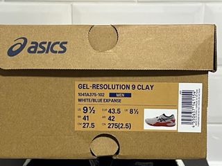 Asics Gel Resolution 9 Clay