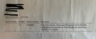 Robot Cocina Kenwood KHC29 Nuevo