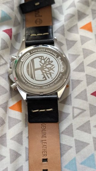 Reloj Timberland Hombre Negro/Plata