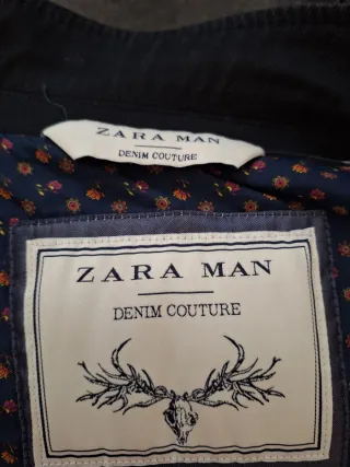 Americana Zara Hombre Negra