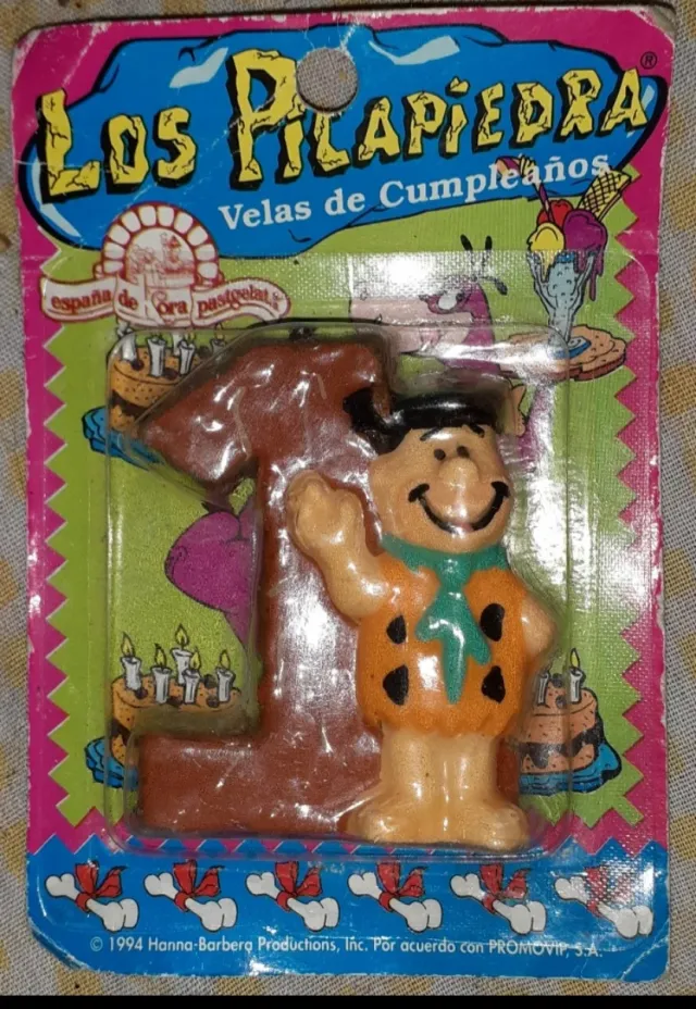Vela Pedro Picapiedra 1994 Nueva sin Abrir